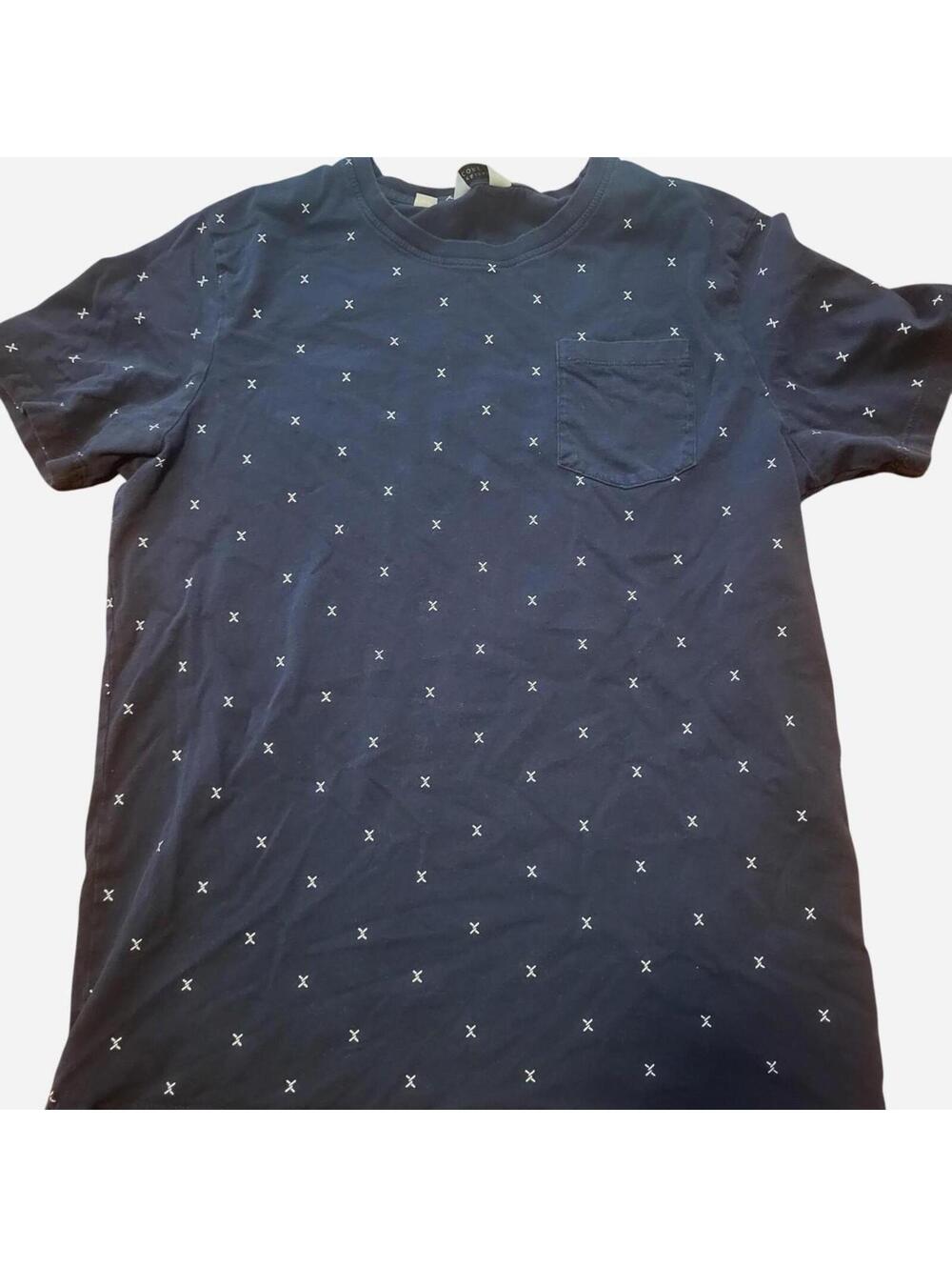 Jack & Jones Men's Navy and Blue Tshirt
